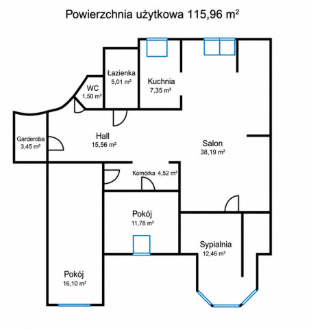 Mieszkanie Wynajem Głogów Hugona Kołłątaja 10